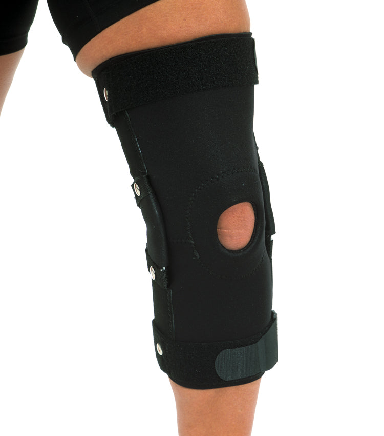 243428 3mm hinged hyperextension knee support