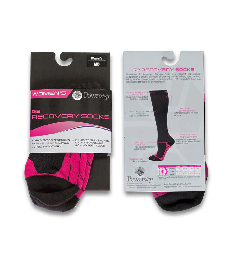 6125 PowerStep G2 Compression Socks, Womens
