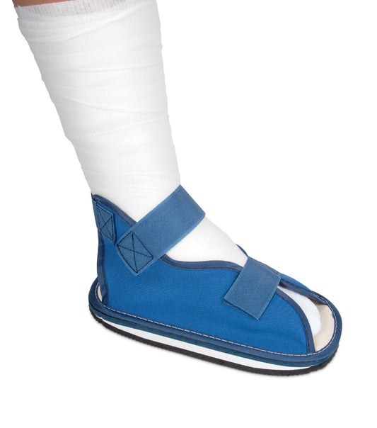 CBO Canvas open toe cast boot