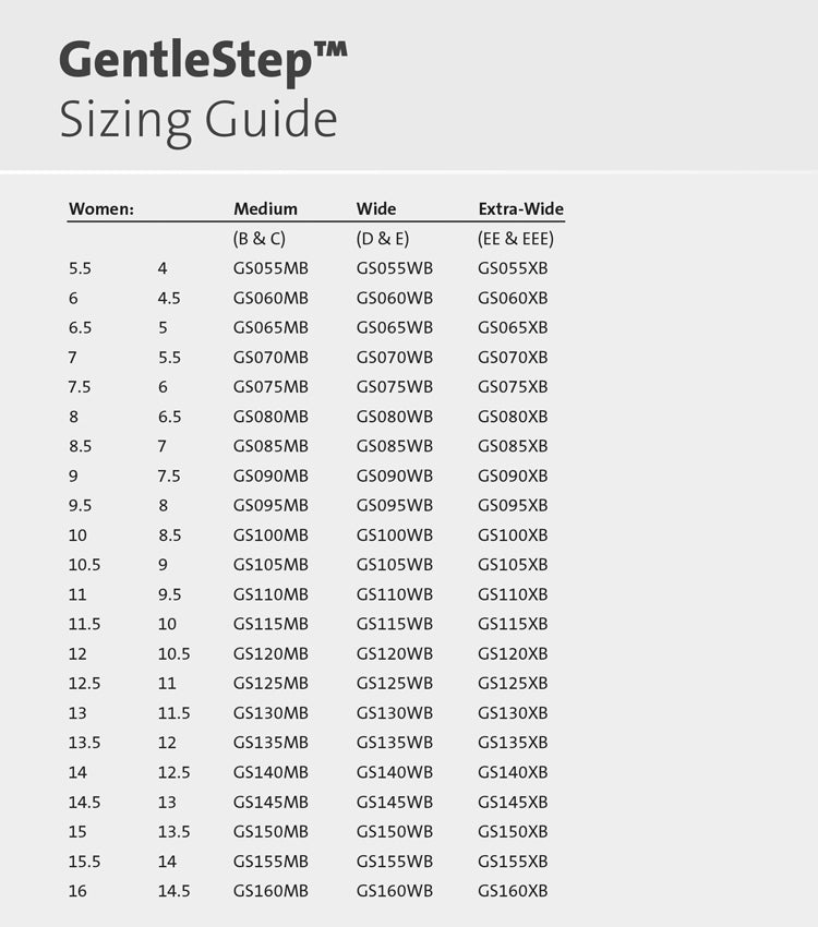 GS GentleStep shoes