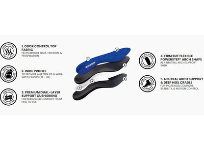 4351 PowerStep Pinnacle Wide Fit